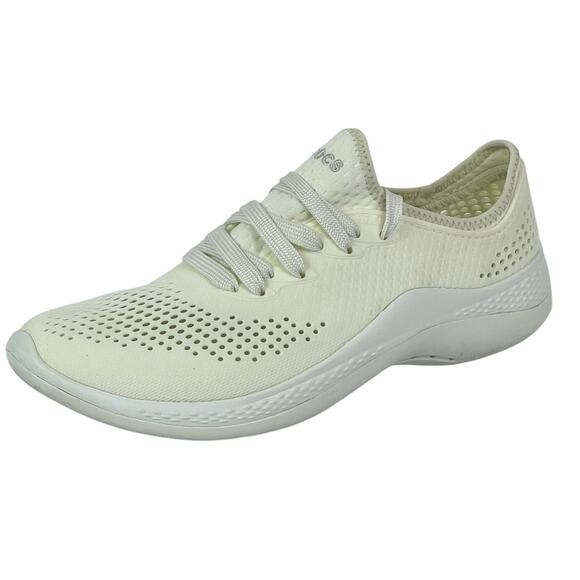 Crocs Sneakers Womens Size 9 Almost White LiteRide 360 Pacer Shoes - Picture 1 of 11